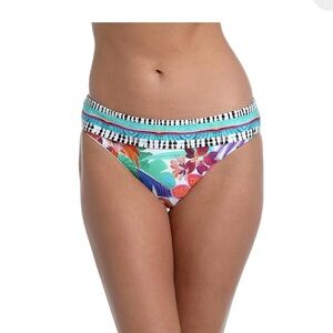 La Blanca Tropical Print Women's Swim Bottom size 14